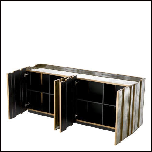 Buffet 24 - Nottingham | Dresser Nottingham - Antique Mirror - Pacific Compagnie.
