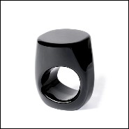 Tabouret 145 - Black Lacquered - Dans un intérieur - Pacific Compagnie.