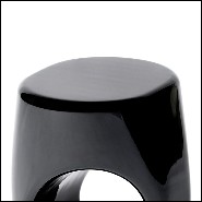 Tabouret 145 - Black Lacquered - Assise parfaite - Pacific Compagnie.