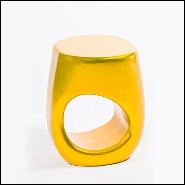 Tabouret 145 - Black Lacquered - Laqué noir - Pacific Compagnie.