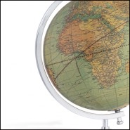 Objet Décoratif 113 - World - World decorative globe - Pacific Compagnie.