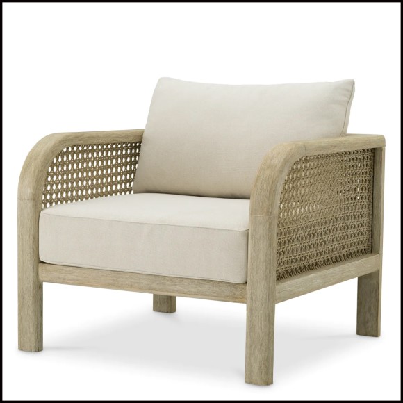 Fauteuil d'extérieur 24 - Julian Outdoor - Julian garden chair view - Pacific Compagnie.