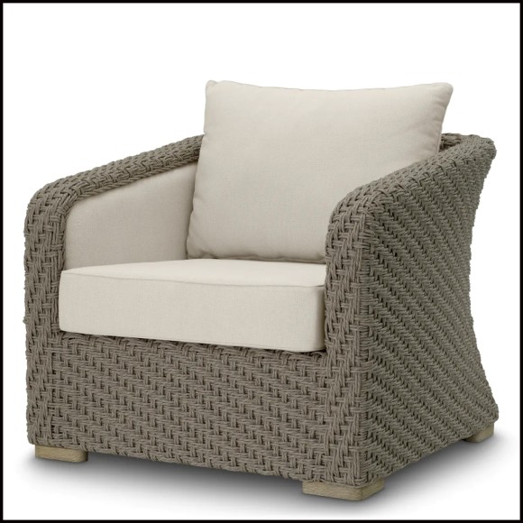 Fauteuil d'extérieur 24 - Bryson Outdoor - Dossier haut - Pacific Compagnie.