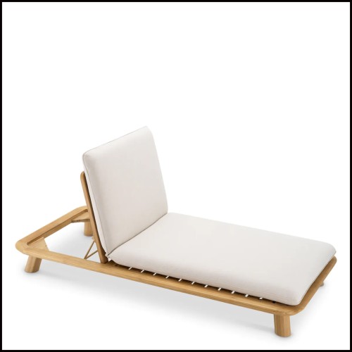 Méridienne 24 - Weston Single Outdoor | Elegant Weston outdoor chaise - Pacific Compagnie.