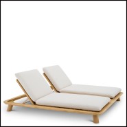 Lit de Piscine  24 - Weston Double Outdoor | Weston double patio lounger - Pacific Compagnie.