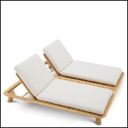 Lit de Piscine  24 - Weston Double Outdoor | Weston double sunbed - Pacific Compagnie.