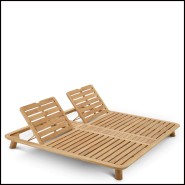 Lit de Piscine 24 - Weston Double Outdoor - Tissu résistant - Pacific Compagnie.