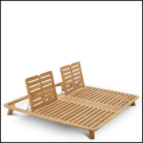 Lit de Piscine  24 - Weston Double Outdoor | Comfortable Weston outdoor bed - Pacific Compagnie.