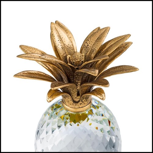 Objet Décoratif 24 - Pineapple - Couleur dorée - Pacific Compagnie.