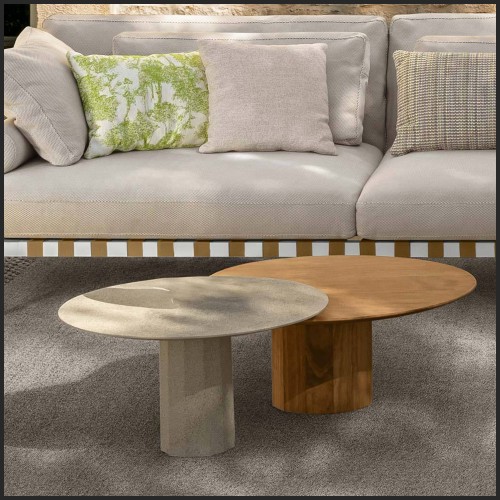 Table Basse 214 - Salinas Round | Round Coffee Table Salinas - Pacific Compagnie.