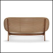 Sofa 45 - Kay, teak- Pacific Compagnie.