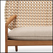 Sofa 45 - Kay, teak- Pacific Compagnie.