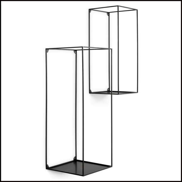 Etagère murale 24 - Deco rectangulaire, lot de 2 - Pacific Compagnie.
