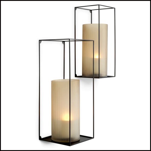 Etagère murale 24 - Deco rectangulaire, lot de 2, design - Pacific Compagnie.