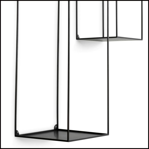 Etagère murale 24 - Deco rectangulaire, lot de 2, salon - Pacific Compagnie.