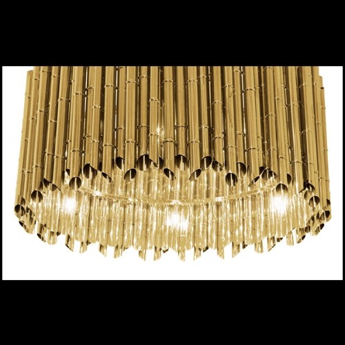 Suspension 155 - Bamboo - Tubes de laiton - Pacific Compagnie.