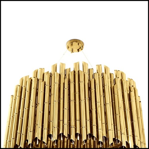 Suspension 155 - Bamboo - Laiton brillant - Pacific Compagnie.