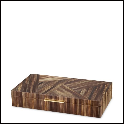 Coffret 24 - Harvard Marron | Harvard Brown Box 24 storage - Pacific Compagnie.