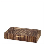 Coffret 24 - Harvard Marron | Harvard Brown Box 24 storage - Pacific Compagnie.