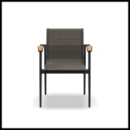 Chaise 45 - 180 | Dinning chair 45 - 180 profile view - Pacific Compagnie.