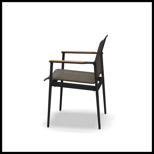 Chaise 45 - 180 | Modern Chair 45 - 180 for dining - Pacific Compagnie.