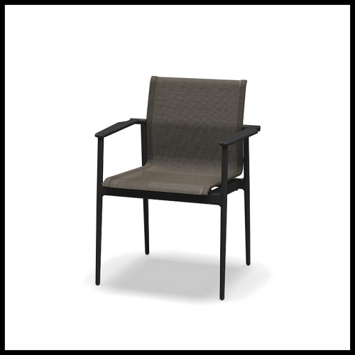 Chaise 45 - 180 | Chair 45 - 180 angle view - Pacific Compagnie.