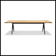 Dining Table 145 - Raw - Wood - Pacific Compagnie.