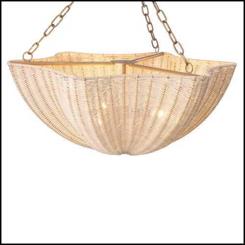 Lustre 24 - Los Palmos | Chandelier with Los Palmos detail - Pacific Compagnie.
