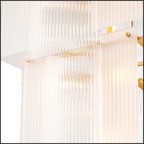 Lustre 24 - Cassiano, métal brillant - Pacific Compagnie.