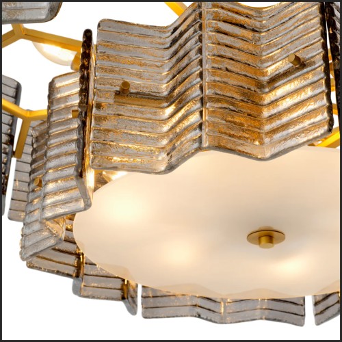 Lustre 24 - Silvano - Laiton poli - Pacific Compagnie.