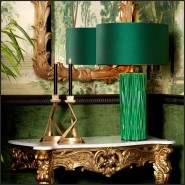 Lampe 24 - Amarello - Antique Brass Amarello Lamp - Pacific Compagnie.