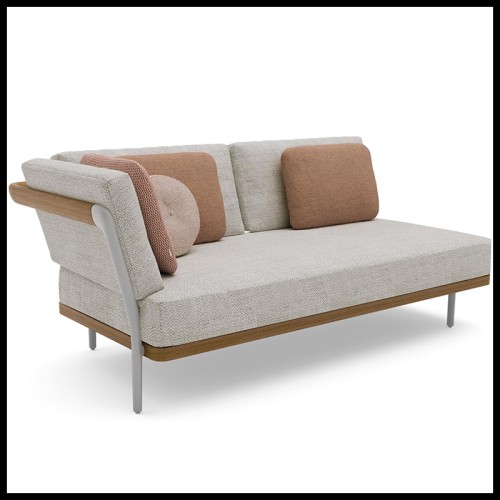 Canapé Modulaire d'éxterieur 48 - Flows, personnalisable - Pacific Compagnie.