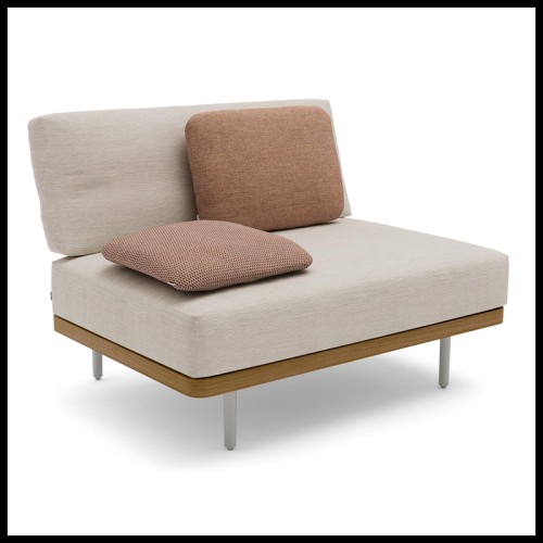 Canapé Modulaire d'éxterieur 48 - Flows - Flows Customizable Sofa - Pacific Compagnie.