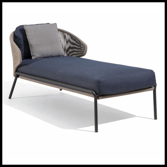 Chaise Longue 48 - Radoc, terrasse - Pacific Compagnie.