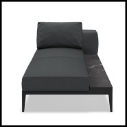 Chaise Longue 45 - Grid | Lounge Chair 45- Grid - Contemporary Grid Lounger - Pacific Compagnie.
