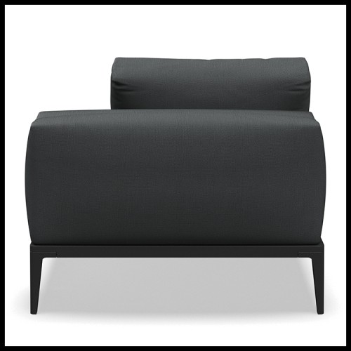 Chaise Longue 45 - Grid | Lounge Chair 45- Grid - Stylish outdoor Grid longue chair - Pacific Compagnie.