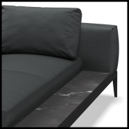 Chaise Longue 45 - Grid | Lounge Chair 45- Grid - Modern outdoor Grid daybed - Pacific Compagnie.