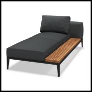 Chaise Longue 45 - Grid - Résine - Pacific Compagnie.