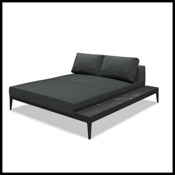 Chaise Longue 45 - Grid | Lounge Chair 45- Grid - Relaxing Grid outdoor lounge - Pacific Compagnie.