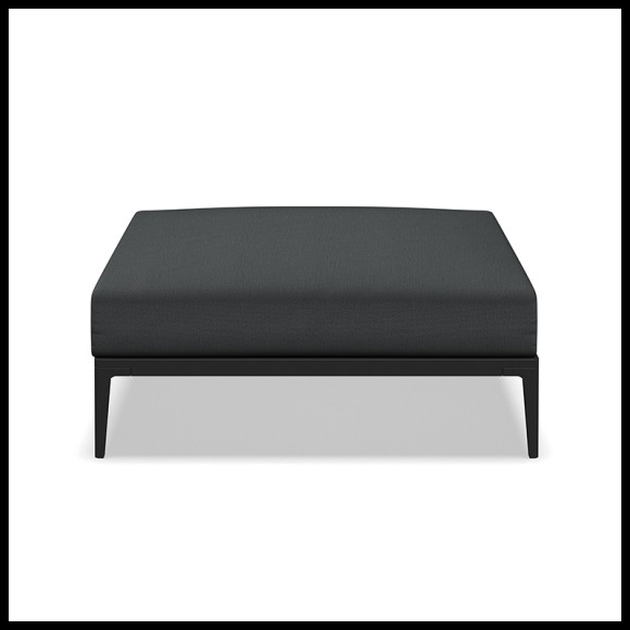 Ottoman 45 - Grid | Ottoman 45- Grid - Modern Grid ottoman - Pacific Compagnie.