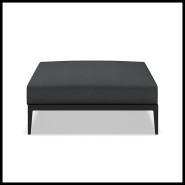 Ottoman 45 - Grid | Ottoman 45- Grid - Modern Grid ottoman - Pacific Compagnie.