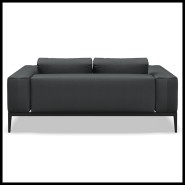 Canapé 45 - Grid | Sofa Grid Brand Gloster Aluminium Outdoor Fabric - Gloster Grid aluminium sofa - Pacific Compagnie.