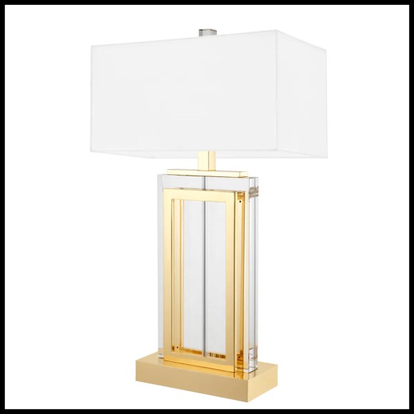 Lampe de Table 24 - Arlington Gold - Chevet luxe - Pacific Compagnie.