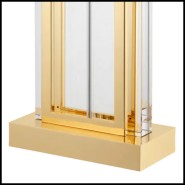 Lampe de Table 24 - Arlington Gold - Abat-jour blanc - Pacific Compagnie.
