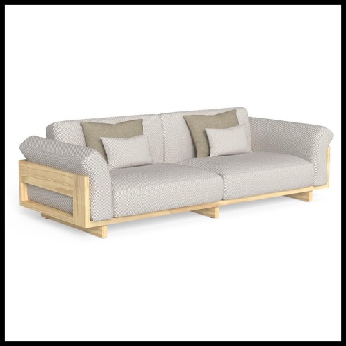 Canapé 214 - Argo Wood | Sofa 214- Argo Wood - Argo Wood comfortable sofa - Pacific Compagnie.