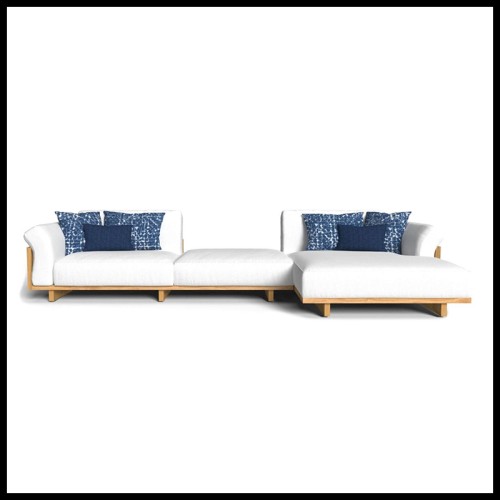 Canapé Modulable 214 - Argo Wood | Modular Sofa Argo Wood - Comfortable Argo Wood sectional - Pacific Compagnie.