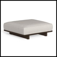 Pouf 214 - Argo Wood | Ottoman 214- Argo Wood - Comfortable Argo Wood ottoman - Pacific Compagnie.