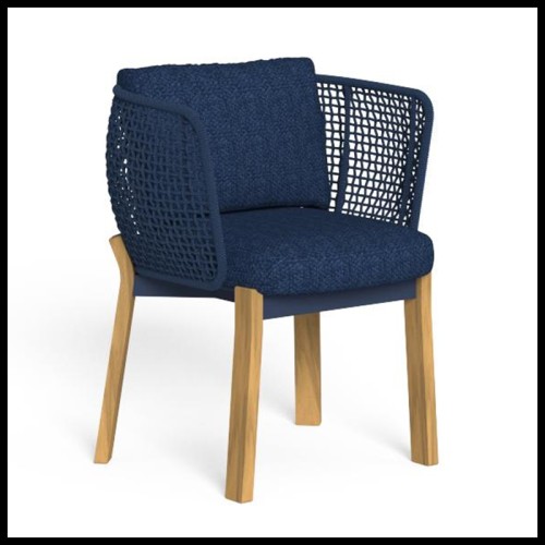 Chaise 214 - Argo Wood | Dinning Chair 214- Argo Wood - Argo Wood garden dining chair - Pacific Compagnie.