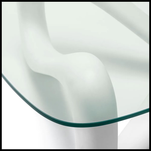 Table Basse 24 - Aventura White, béton - Pacific Compagnie.