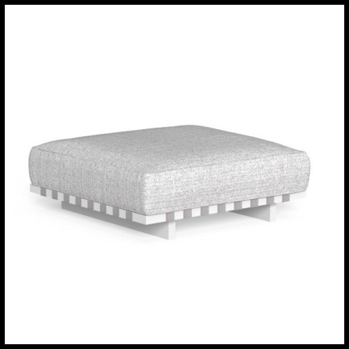 Ottoman 214 - Argo Alu | Ottoman 214- Argo Alu - Argo Alu garden ottoman - Pacific Compagnie.